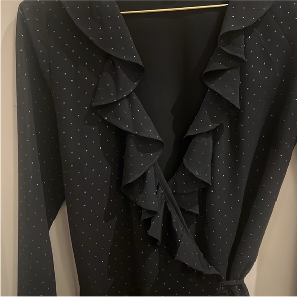 ALL SAINTS KIYAH SHIMMER DRESS - Picture 4 of 7